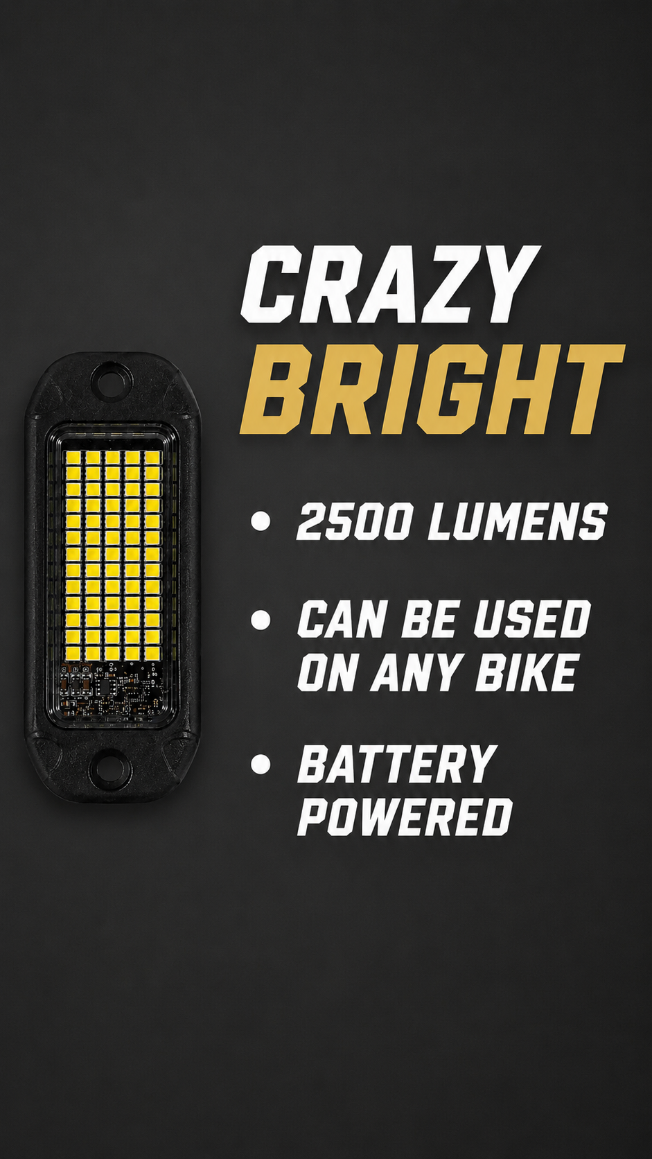 72 LED - Battery Powered Rock Light