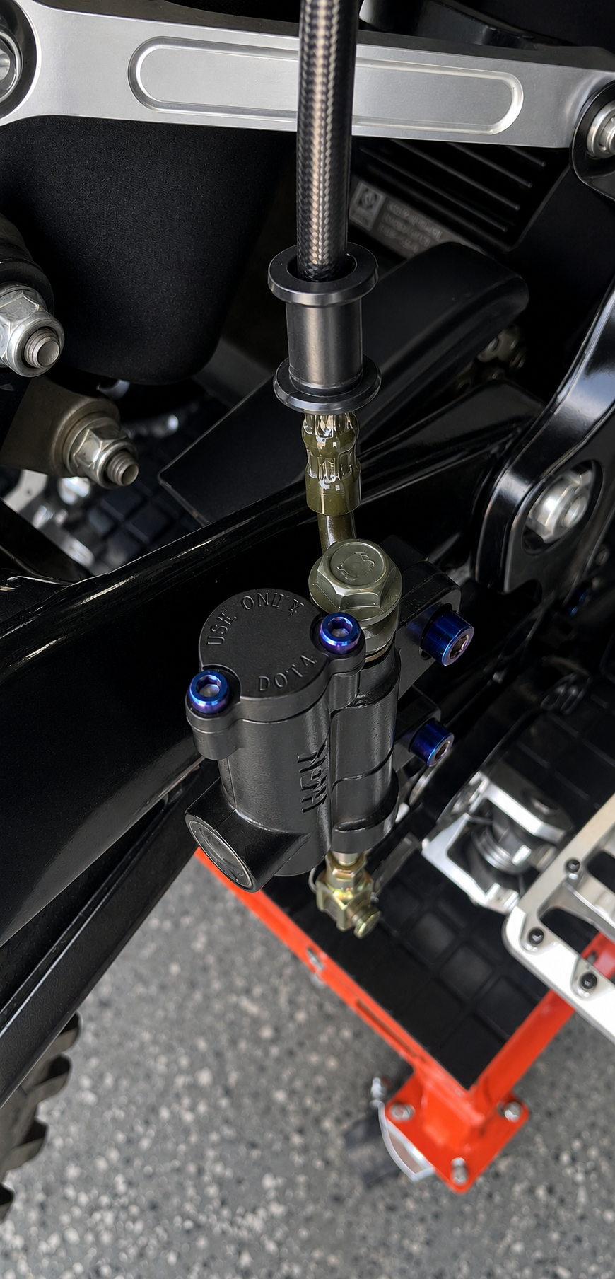 Titanium Master Cylinder Cap Bolts