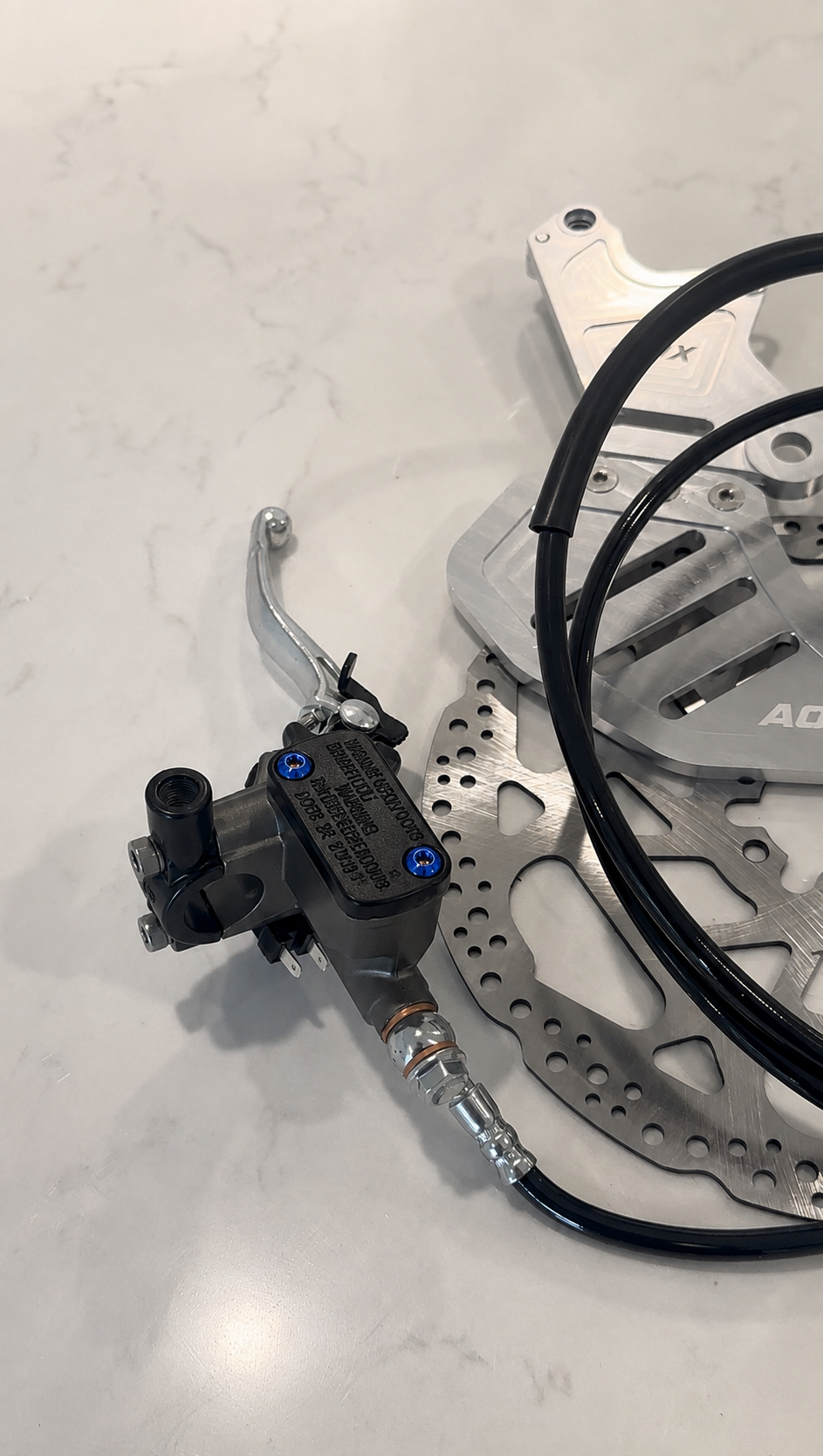 Reservoir Moto Brake Titanium