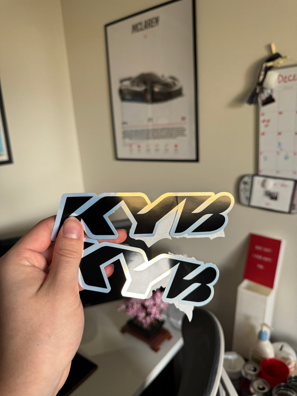 KYB Fork Decals (Set of 2)