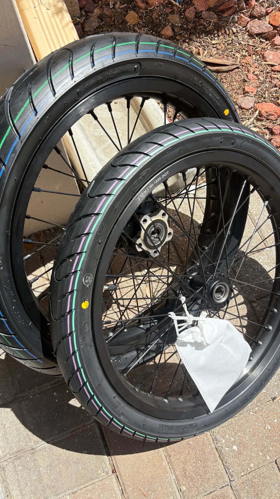 Lbx/Eride Supermoto Wheelset