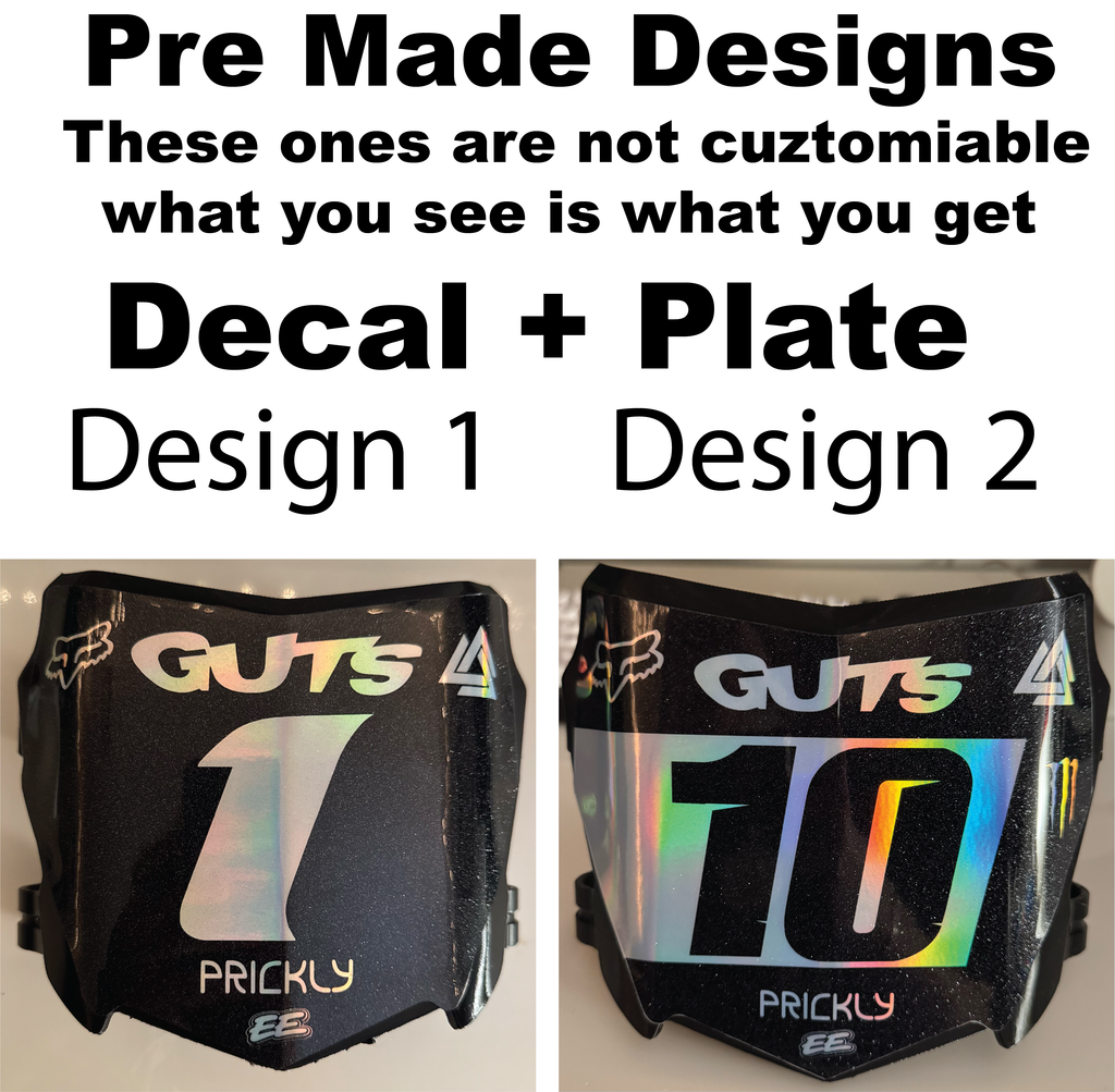 V2 Plate And Decals